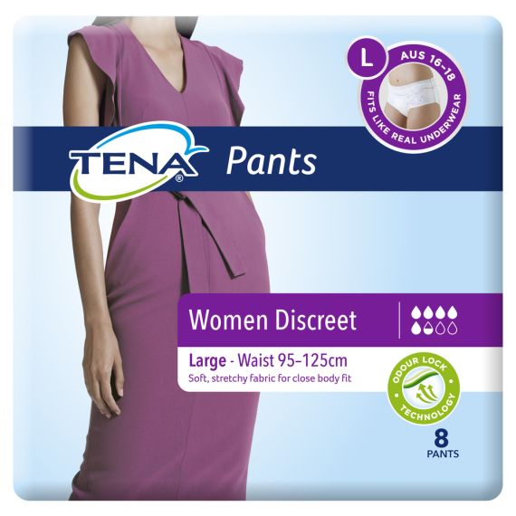Good Price - TENA Pants Women Discreet Large 8 Pack
